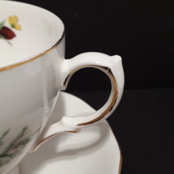 Vintage Teacup Queen Anne Roses by Ridgeway Potteries - Picture 5 of 5